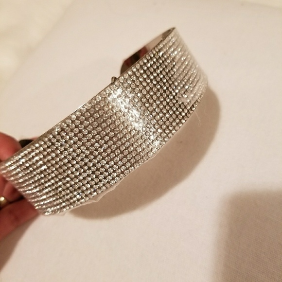 🔴SOLD🔴Rhinestone Metal Choker - Picture 2 of 4